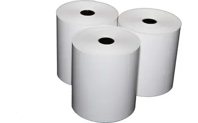 Thermal Receipt Rolls, White, 3-1/8" x 215 ft (50/Case)