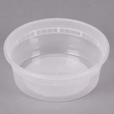 Hi-Heat Deli Containers with Lids, 8 oz (240/Case)