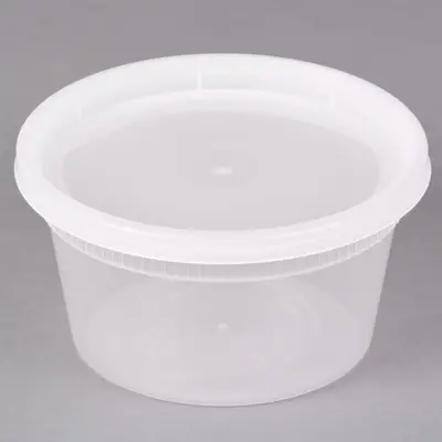 Deli Containers with Lids, 12 oz (240/Case)