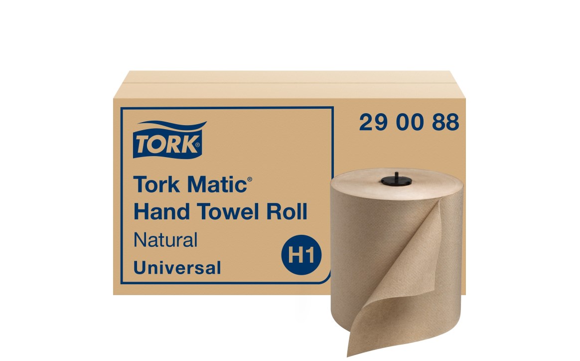 Tork® Universal Matic® Hand Towel Roll, Brown, 1-Ply (6/Case)