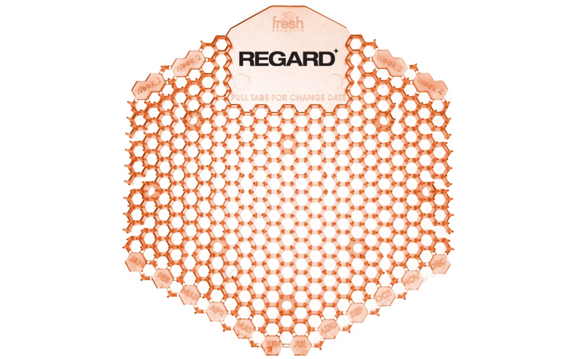 REGARD® Wave Urinal Screen, Mango Scent (2/Pack)
