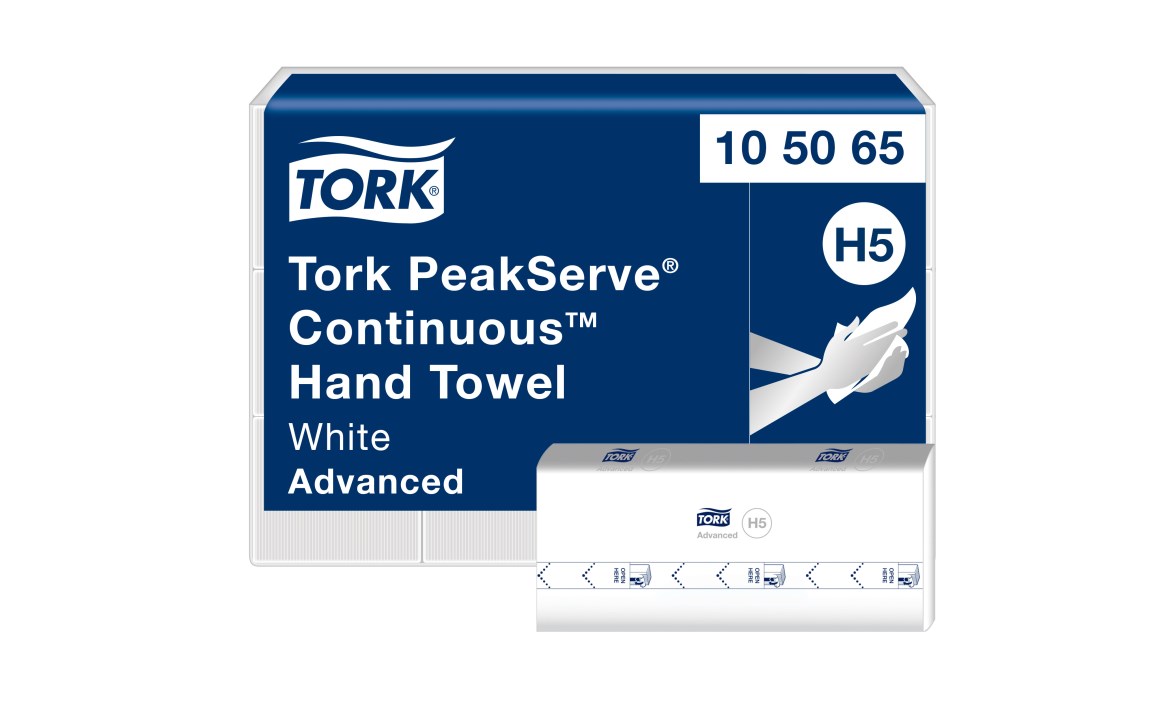 Tork® PeakServe® Continuous Hand Towel, White (12 Packs x 410)