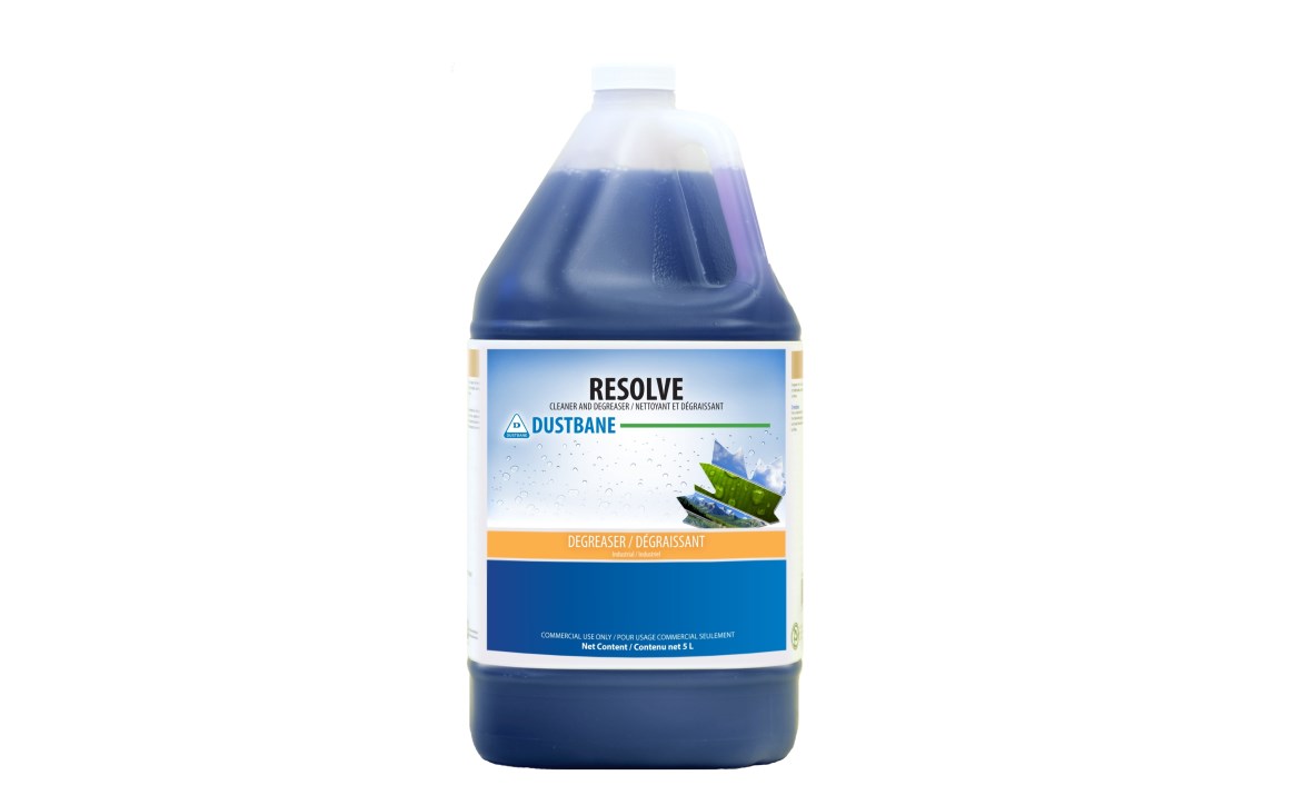 Dustbane Resolve™ Butyl-Free Cleaner & Degreaser, 5 L