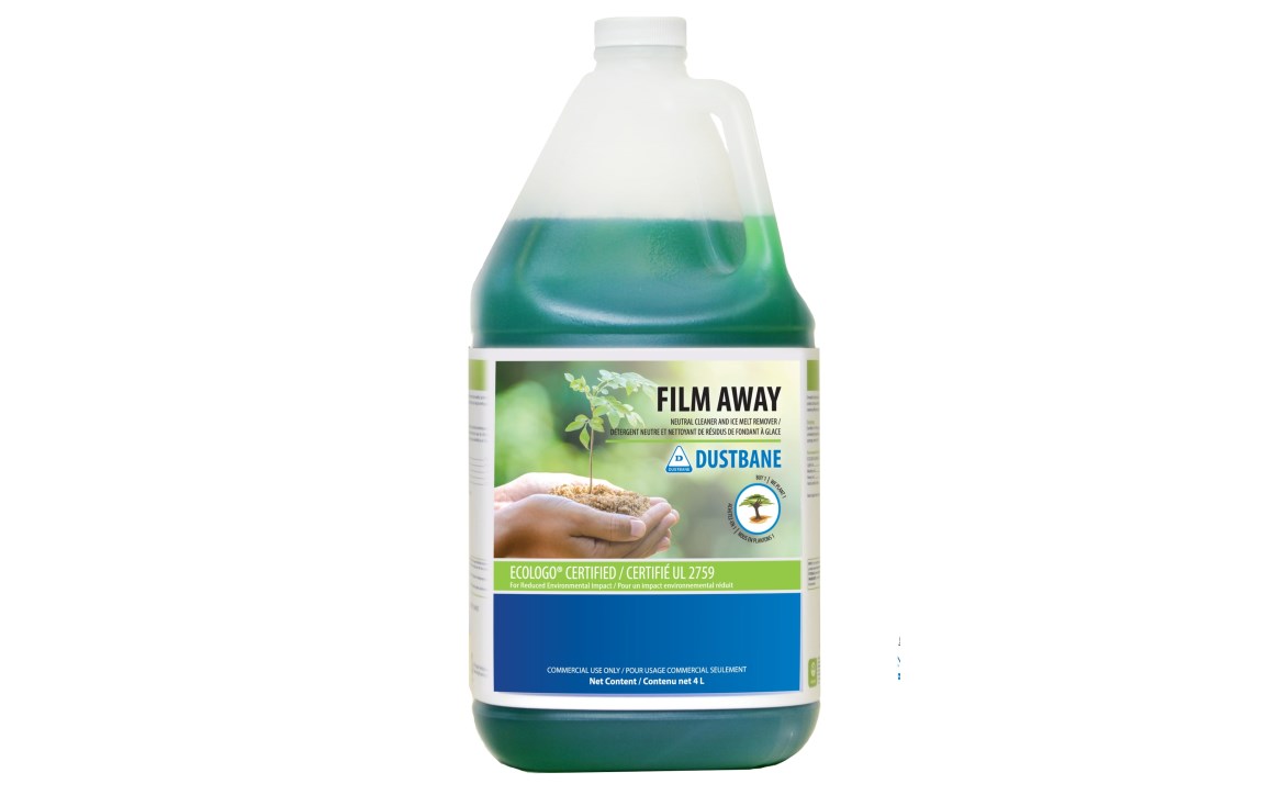 Dustbane Film Away Neutral Detergent & Ice Melt Remover, 4 L